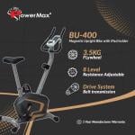 PowerMax Fitness BU-400 Upright Exercise Bike