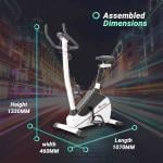 PowerMax Fitness BU-610 Upright Exercise Bike