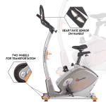 PowerMax Fitness BU-750 Upright Exercise Bike