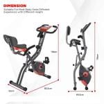 PowerMax Fitness BX-110SX 3 in 1 Multifunction Exercise Bike