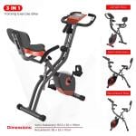 PowerMax Fitness BX-110SX 3 in 1 Multifunction Exercise Bike