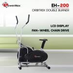 PowerMax Fitness EH-200 Elliptical Cross Trainer for Home Use