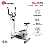 PowerMax Fitness EH-250S-XKR66002 Elliptical Cross Trainer for Home Use