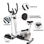 PowerMax Fitness EH-250S-XKR66002 Elliptical Cross Trainer for Home Use