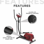 PowerMax Fitness EH-300 Elliptical Cross Trainer for Home Use