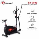 PowerMax Fitness EH-350S Elliptical Cross Trainer for Home Use