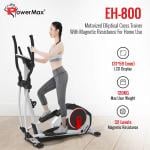 PowerMax Fitness EH-800 Elliptical Cross Trainer for Home Use