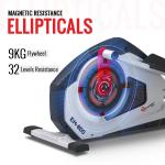 PowerMax Fitness EH-800 Elliptical Cross Trainer for Home Use