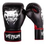 Venum 6 Oz Contender Kids Boxing Gloves, Black/Red