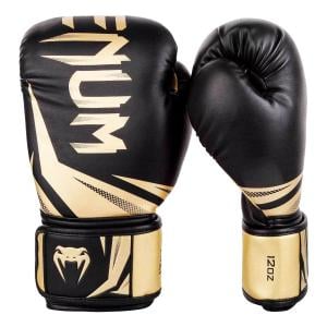 Venum 10 Oz Challenger 3.0 Boxing Glove, Black/Gold