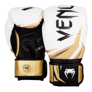 Venum 14 Oz Challenger 3.0 Boxing Glove, White/Black, Gold