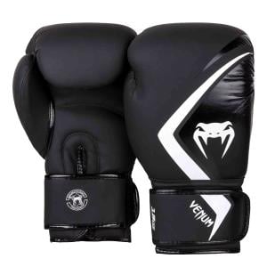 Venum 12 Oz Contender 2.0 Boxing Glove, Black/Grey, White