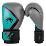 Venum 10 Oz Contender 2.0 Boxing Glove, Grey/Turquoise/Black