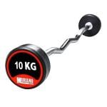 Murano 10 Kg TPU Fixed Barbell Curl Bar