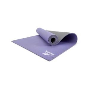 Reebok Fitness Double Sided 6mm Yoga Mat, Grey, 6 mm