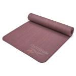 Reebok Fitness Camo Yoga Mat - 5mm, Red/Maroon