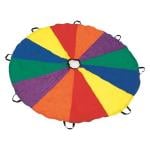 Dawson Sports Rainbow Parachute - 4m diameter (12 handles)