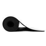 UKIYO The 5mm Mat - Natural Rubber Yoga Mat, Black 