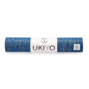 UKIYO The 5mm Jute - Textured Yoga Mat, Blue 