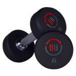 BU Rubber Solid Dumbbell 22 to 40Kg