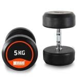 Murano Premium TPU Round Dumbbell Pair, 5 Kg 