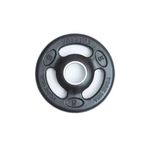 York Fitness ISO-Grip Rubber Weight Plate, 5 LB 