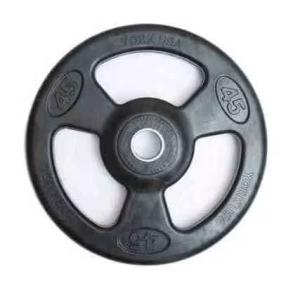 York Fitness ISO-Grip Rubber Weight Plate, 45 LB 