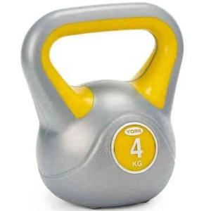 York Fitness Vinyl Kettlebell, 4 Kg 