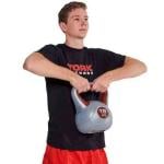 York Fitness Vinyl Kettlebell, 18 Kg 