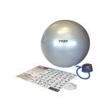 York Fitness Anti-Burst Gym Ball, Grey, 65 cm