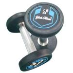 York Fitness Round Rubber Dumbbell, 7.5 Kg 