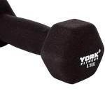 York Fitness Neo Hex Dumbbell, 0.5 Kg 