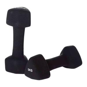 York Fitness Triangle Neoprene Dumbbell, 5 Kg 