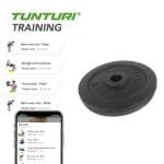 Tunturi Plate Black, Single, 5 Kg 