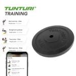 Tunturi Plate Black, Single, 15 kg 