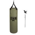 Venum Origins Heavy Boxing Bag Kit, 70 lbs, Green 