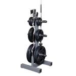 Body Solid Olympic Plate Tree & Bar Holder, WT46