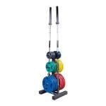 Body Solid Olympic Plate Tree & Bar Holder, WT46