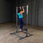 Body Solid Half Rack with J-Cups and Safety Arm Set PPR500