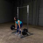 Body Solid Half Rack with J-Cups and Safety Arm Set PPR500