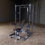 Body Solid Half Rack with J-Cups and Safety Arm Set PPR500