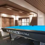 Olhausen Grand Champion III Black Pool Table | Made in USA 9FT