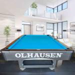 Olhausen Grand Champion III Black Pool Table | Made in USA 9FT