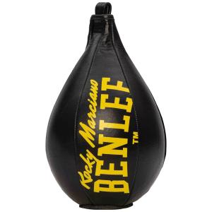 Benlee Palla-Leather Speedball, Black/Yellow, Medium 