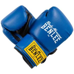 Benlee Rodney Artificial Leather Boxing Gloves, Blue, 12 Oz 