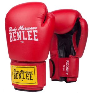 Benlee Rodney Artificial Leather Boxing Gloves, Red, 10 Oz 