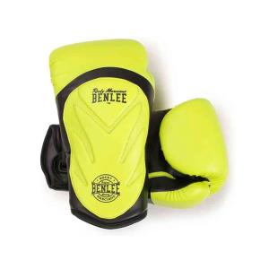 Benlee Artificial Leather Boxing Gloves, Neon Yellow, 16 Oz 