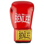 Benlee Fighter Leather Boxing Gloves, Red/Black, 14 Oz 