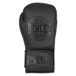 Benlee Artificial Leather Boxing Gloves, Light Black, Medium 