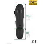 Benlee Black Label Claudius Artificial Leather Shin'N Step Guard, Black, S/M 